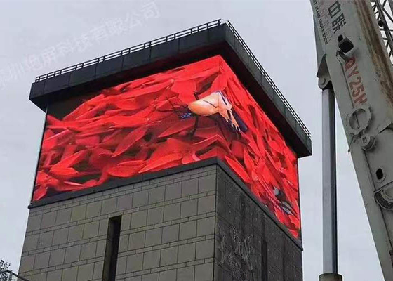 De Muurscherm van de P8p10 het Hoge Brihtness 6000nits Openlucht Volledige Kleur Geleide Vertoning
