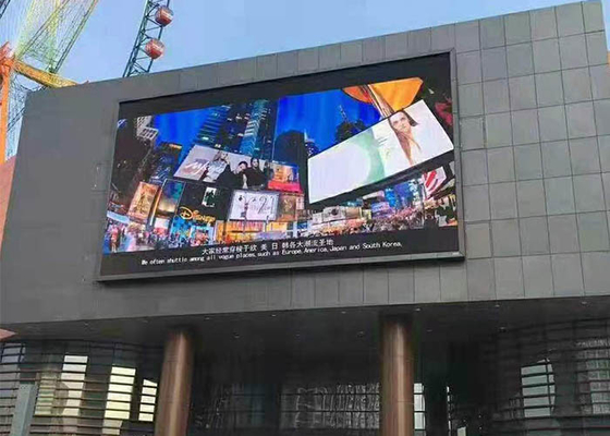LEIDENE van TV van het de volledige Kleur Openlucht Reclame LEIDENE het Vertoning Gebogen Affichevenster van SMD Scherm