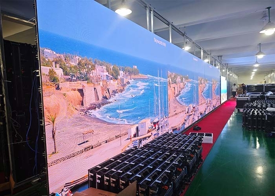 Hoogresolutie P1.56 Gob LED Video Wall voor grote festival evenementen Programma Ondersteuning