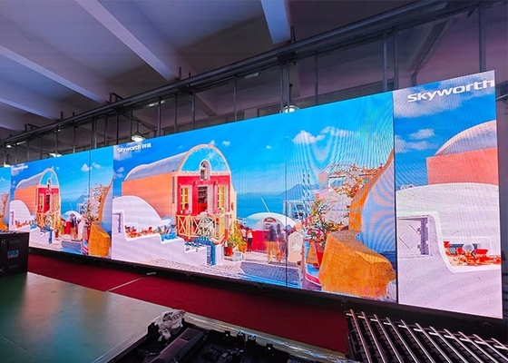 Hoogresolutie P1.56 Gob LED Video Wall voor grote festival evenementen Programma Ondersteuning