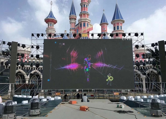 P3.9 Buitenhuur LED-scherm waterdicht in realtime gesynchroniseerd voor grote evenementen