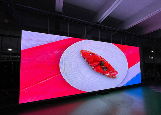 Lichtgewicht legeringsmateriaal Buiten LED-scherm SMD1921 Voor reclame
