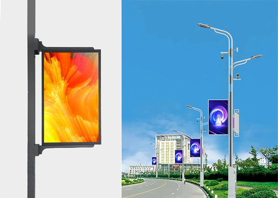 Street Smart Light Pole LED-scherm dubbel/eenzijdig 4G-netwerkbesturing