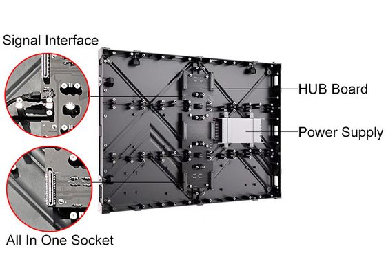 Home Theater Aluminium lichtgewicht LED-scherm naadloos Gemakkelijke installatie