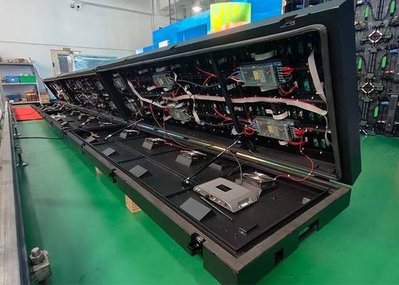 P4 Wandmontage Buiten led scherm Voor reclame Front Flip kast Onderhoud de kast voor regenbestendig