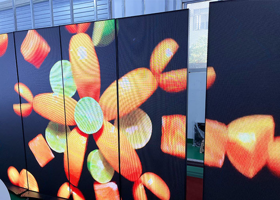 Links en rechts splitsen Poster Screen Synchronised Images GOB Panel