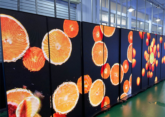Links en rechts splitsen Poster Screen Synchronised Images GOB Panel