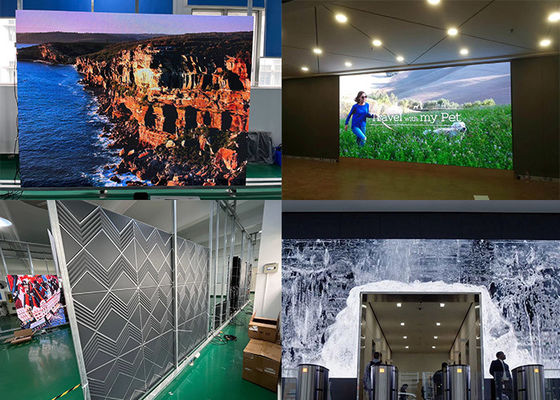 Naadloze splitsing 640*640mm Indoor LED Video Wall Voor Cinema Control Room